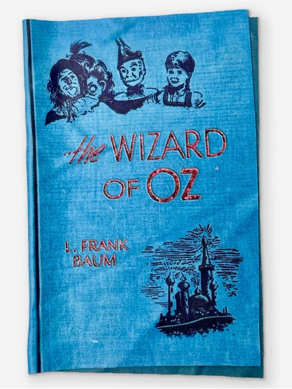 The Wizard of Oz Book Shaped Microfiber Eyeglasses Cleaning Cloth Readers Screen
